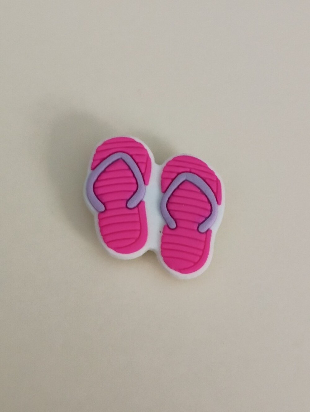 10 for $10 Jibbitz Croc Charms - Beach Summer Pink & Purple Flip Flops 2